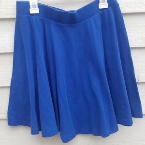 SO Skater Skirt Size L Royal Blue
